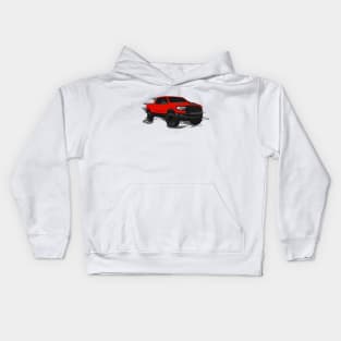 Red Trx pickup Kids Hoodie